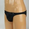 Men's Gloss Stretch Fabric with Ball Bag Full Back Large Black