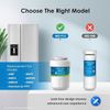 Waterdrop MWF Refrigerator Water Filter,Replacement for GE® MWF, MWFINT,3 Packs