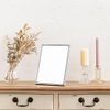Horiuchi Mirror Industrial Iwiki Mirror, Tabletop Type, Makeup Mirror, Unbreakable Even Drop, Safe for Seniors and Children, Respect for the Aged Day, Gift, Made in Japan