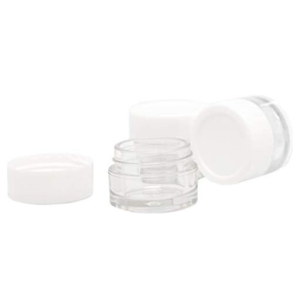 P&P Accessoires 10 x transparente Cremedöschen für unterwegs