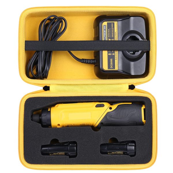 Khanka Hard Carrying Case Replacement for DEWALT DCF682N1 / DCF680N2 8V MAX Cordless Screwdriver Kit, Gyroscopic, Case Only