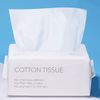 2Pack Disposable Towel Cotton Tissues Makeup Facial Pads for Removing Face Eye Makeup and Nail Polish plain weave