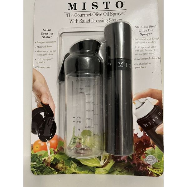 Misto Gourmet Olive Oil Sprayer with Salad Dressing Shaker