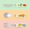 Children's Kids 3pcs Cutlery Set, Knife/Fork/Spoon_AB