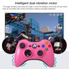 Wired Controller Replacement for Xbox 360 Joypad Vibration Gamepad Joystick for PC Controller for Windows 7/8 / 10(Pink）