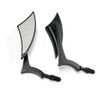 Motorcycle Black Blade Rear View Mirrors for Harley Cruiser Bobber Chopper Sportster 883 1200