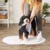 Bone Dry Drying Pet Towel, Bone Towel with Pockets - 30 x 16, Blue