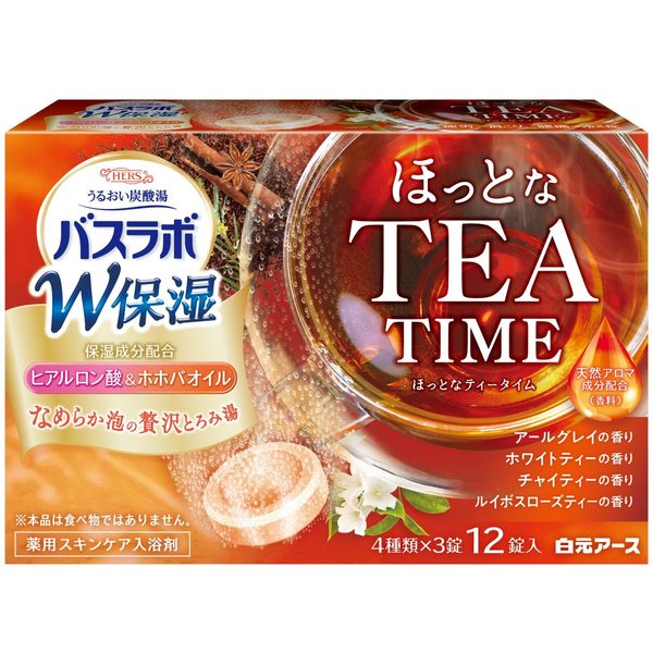 HERS Bath Lab W Moisturizing Hot TEA TIME12 Tablets, Bath Salts