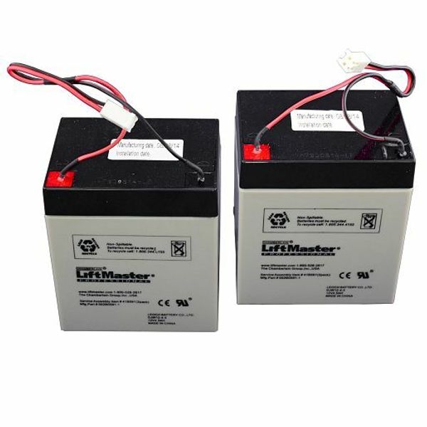 Liftmaster 41B591 - 2PK Battery Replacement for BBU Battery Back-Up Unit