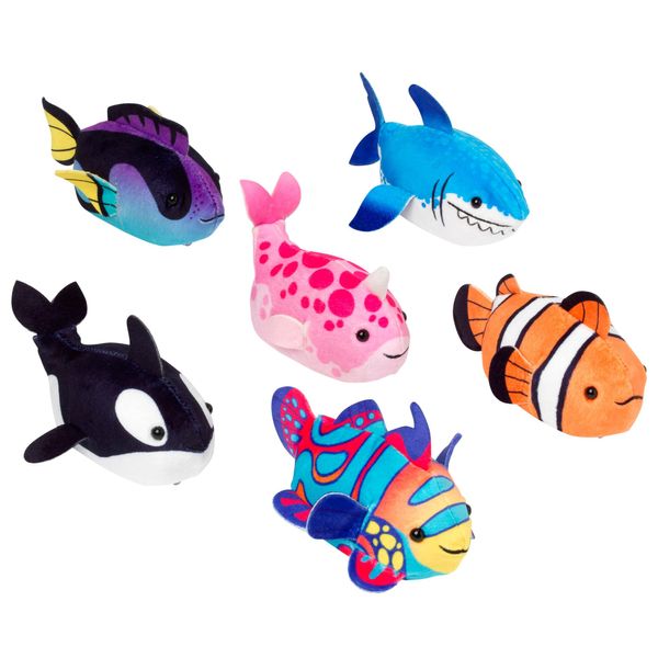 Zhu Zhu Pets | Zhu Zhu Aquarium Toy Fish (Set A Assorted - One Supplied) | Interactive, Collectible Pet with Sounds and Movement | Electronic Pets | Ages 4+