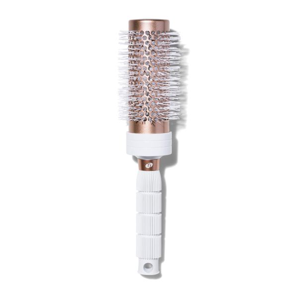 T3 Volume Round Hair Brush Ceramic-Coated Barrel Vented Round Brush for Blow Drying Heat Resistant Bristles