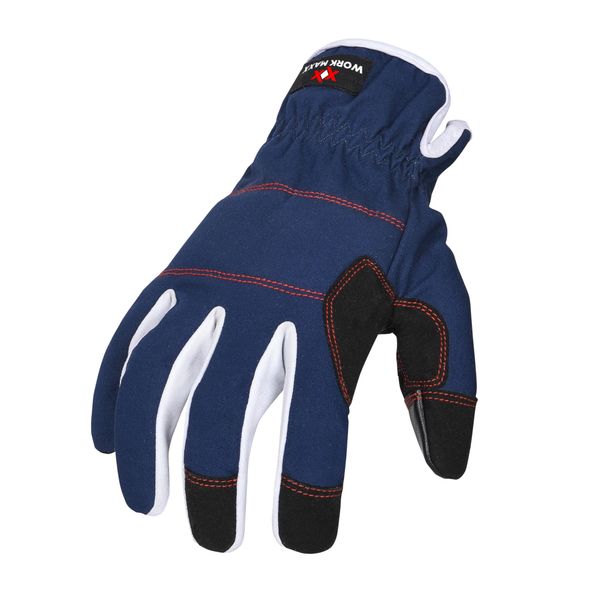 Winter Work Gloves, Cold Weather Hand Protection (BLUE, XL)