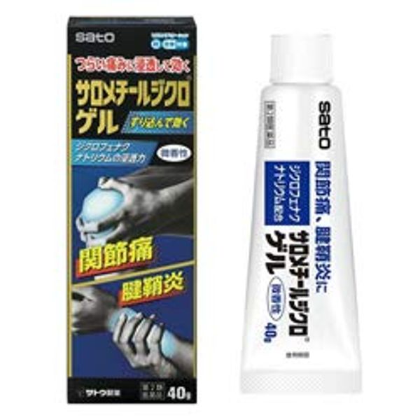 【第2類医薬品】サロメチールジクロゲル 40g ×2