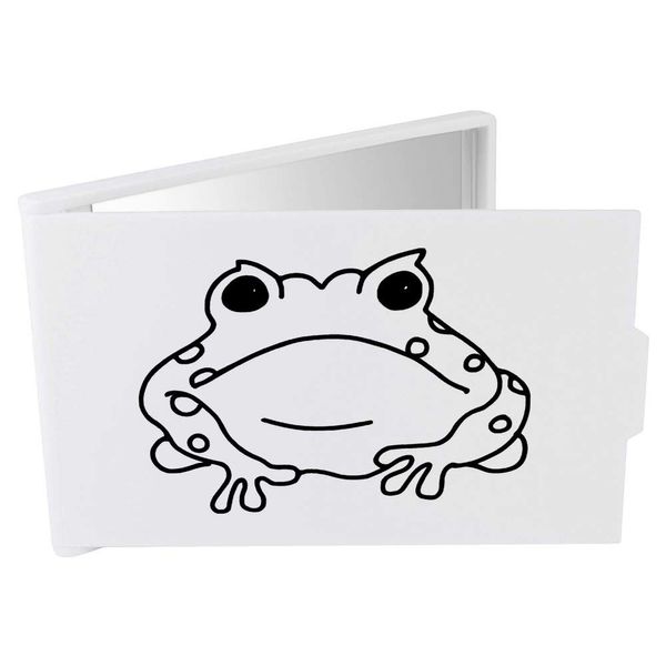 Azeeda 'Grumpy Toad' Compact/Travel/Pocket Makeup Mirror (CM00010269)