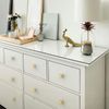 FILTA 10 Pack Gold Cabinet Knobs Stylish Kitchen Cabinet Knobs Zinc Alloy Modern Cabinet Hardware Pulls for Drawer Dresser