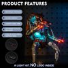 BrickBling Light Kit Compatible with Lego Droideka (No Model), Creative Lights Compatible with Lego 75381