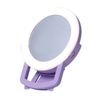 Vivitar LED Selfie Light w/ Makeup Mirror (Purple)