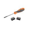 HR 170457 Set, 9 Piece Magnetic Bit Holder + High strength bits