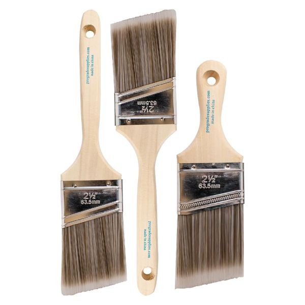 Pro Grade - Paint Brushes - Paint Brush Set (2.5" A 3pc. VAR)