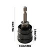 RV Jack Socket Drill Adapter,Stable Jack Socket Adapter - Adjustable Multi-Angle Tool for Camping Travel Outdoor Vehicle Automotive