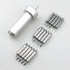 15pcs 30/45/60 Degree Plotter Blades for Cricut Joy Replacement Cutting Blades + 1pc Blade Holder Baser