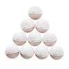 Crisp Coconut Luxury Bath Bombs -Set of 10 - Extra Large - 4.5oz