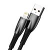 Baseus Lightning USB-Kabel Glimmer-Serie, 2,4 A, 2 m, Schwarz