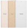 DALIX Alaska White Vertical Blind Texture Slats Window Size 58.5 Qty 5 Pack