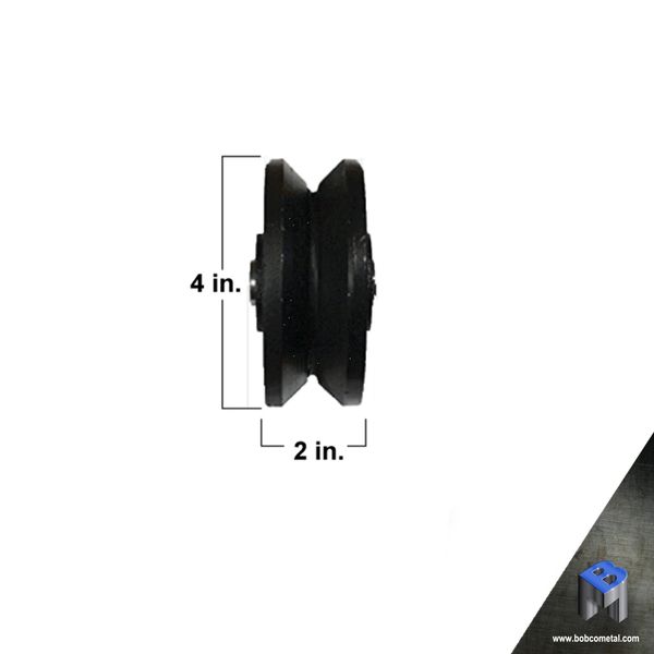 4" Cast Iron V Groove Wheel | 1 Piece