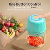 Rechargeable Portable and Cordless Mini Food Processor 300ML with Stainless S...