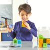Learning Resources H2M91267 Math Teaching Materials Time Dice, English Version, 16 Pieces, Authentic Product, 4 Colors