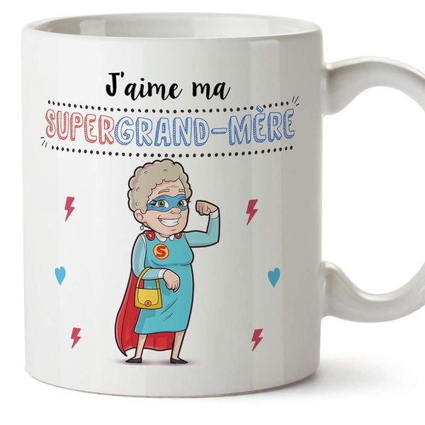 MUGFFINS Mugs for Grandma french