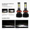 4-sides H11 LED Headlight Bulbs Low Beam Super Bright White 6500K Conversion Kit