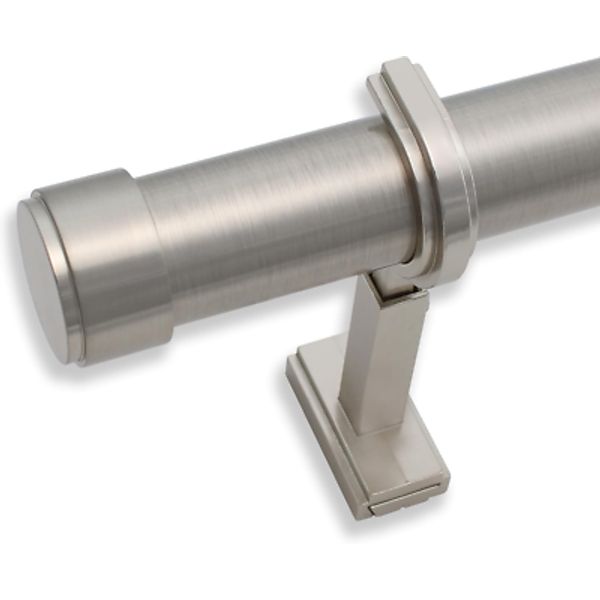 ® Luxury 7 Ft Custom Curtain Rod – 1 1/4" Large Diameter – Premium Brackets & En