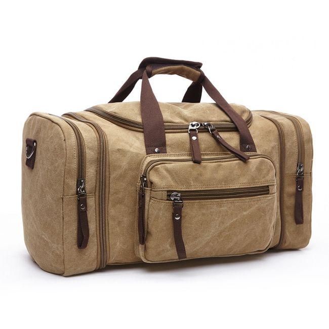 Canvas Overnight Bag for Men Huge Carry On Bags for