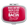 Poems are Hard Bacon Rectangle Pill Case Trinket Gift Box