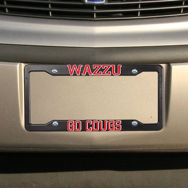 Logo Products Washington State Cougars Plastic License Plate Frame