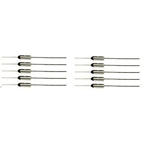 Thermal Fuse Thermal Cutoff Limiter 240C Degrees Celsius 10 Pack