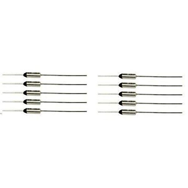 Thermal Fuse Thermal Cutoff Limiter 240C Degrees Celsius 10 Pack
