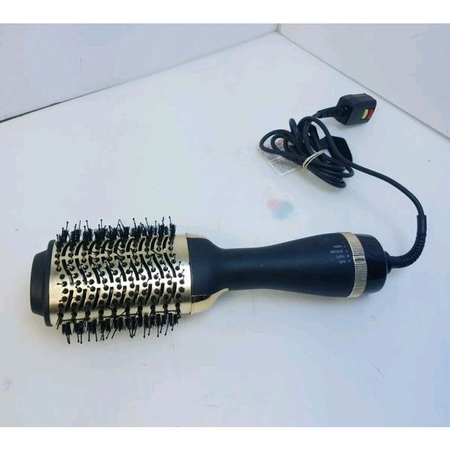 NEW Hot Air Brush Straightening Drying Curling Flubber Inner Buckle 360 Swivel