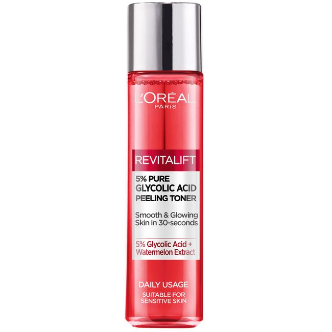 L’Oréal Paris Revitalift%5 Saf Glikolik Asit Peeling Etkili Tonik (180ml)