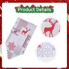 Grey Christmas Table Runner - Xmas Centrepiece & Decoration