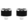 2Pcs Black 1" Push In Vent Filter for Valve Cover 1" Extra Flow Breather