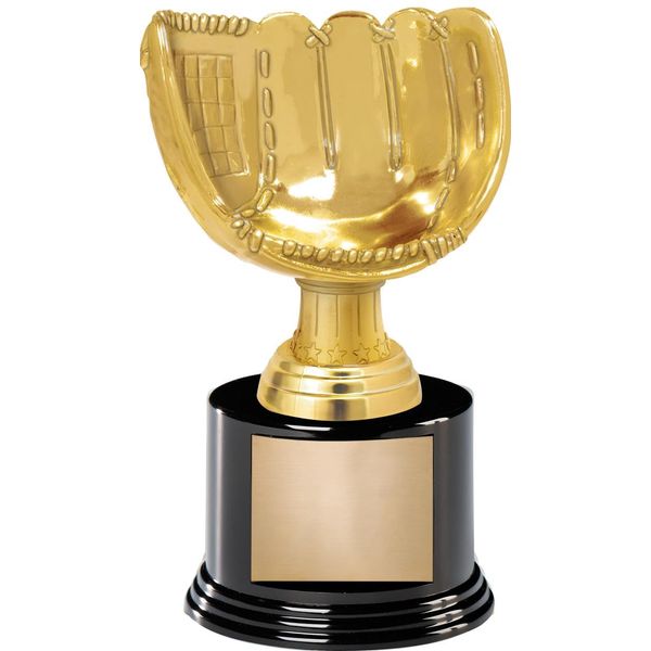 Crown Awards 6.5" Baseball Glove Trophy On Round Base