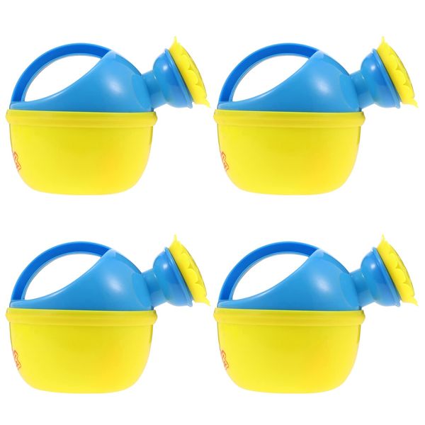 Watering Flower Sprinkler Can for - 4PCS Plastic Garden Watering Can Beach Sand Toys Watering Can Bath Toy Gardenning Tools for Watering Kettle Boys Flower Gardening Tool