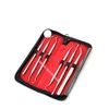 German-Dental Tools,Plaque Remover for Teeth,Dental Hygiene Cleaning Kit,Tooth Scraper Plaque Tartar Remover Cleaner,Dental Pick Scaler Oral Care Tools (Set of 6 Hygiene KIT with Pouch)