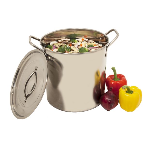 Grande Epicure Heuck Stainless Steel Stockpot, 20-Quart