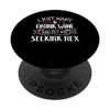 Selkirk Rex Gift for Wine Lovers & Cat Owners PopSockets Swappable PopGrip