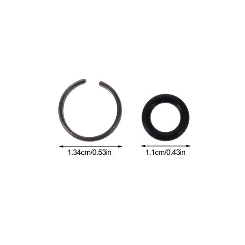 Impact Wrench Retaining Ring Wrench Ring Replacement Ring Clip, Impact Wrench Retainer Rings, with O-Ring Fits Replacement Impact Wrench 10 Sets Electric Impact Wrench