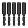 KELSON 5pcs 60mm Impact Rated Magnetic Screwdriver Bit Holder 1/4" Universal